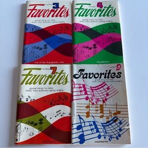 Vintage Singspiration Favorites Lot Of 4 Song Books 3,4,7,9